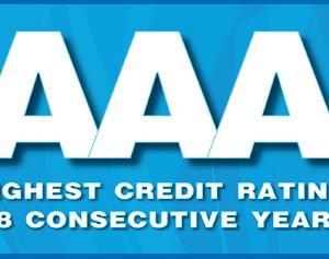 CBC RATED “AAA” – 8 CONSECUTIVE YEARS