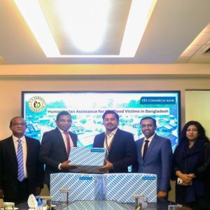 Humanitarian Assistance for the Flood Victims by the Commercial Bank of Ceylon PLC